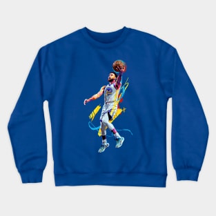 Stephen Curry lay up WPAP Crewneck Sweatshirt